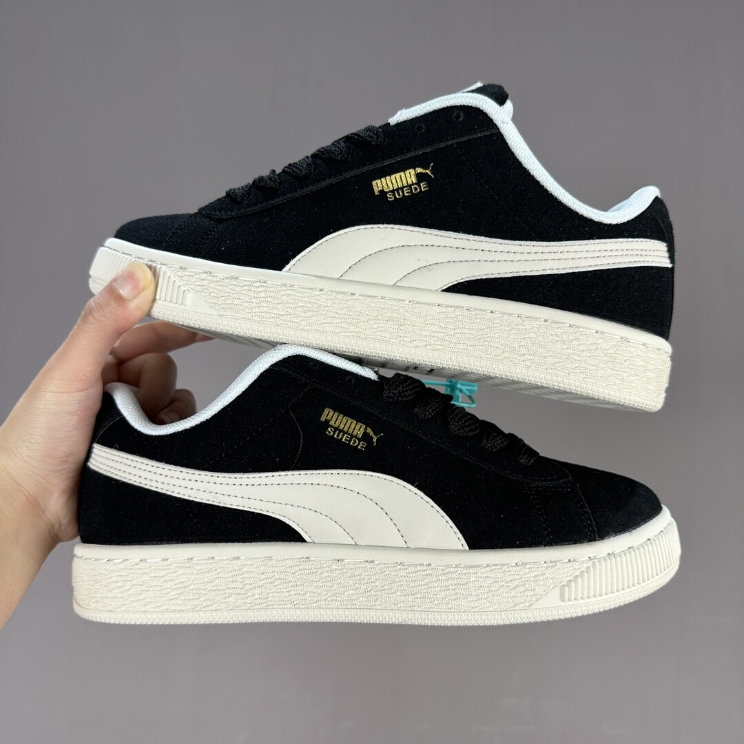高版本PUMA Suede XL 彪马面包鞋 黑米 高版本 尺码36-44 情侣款