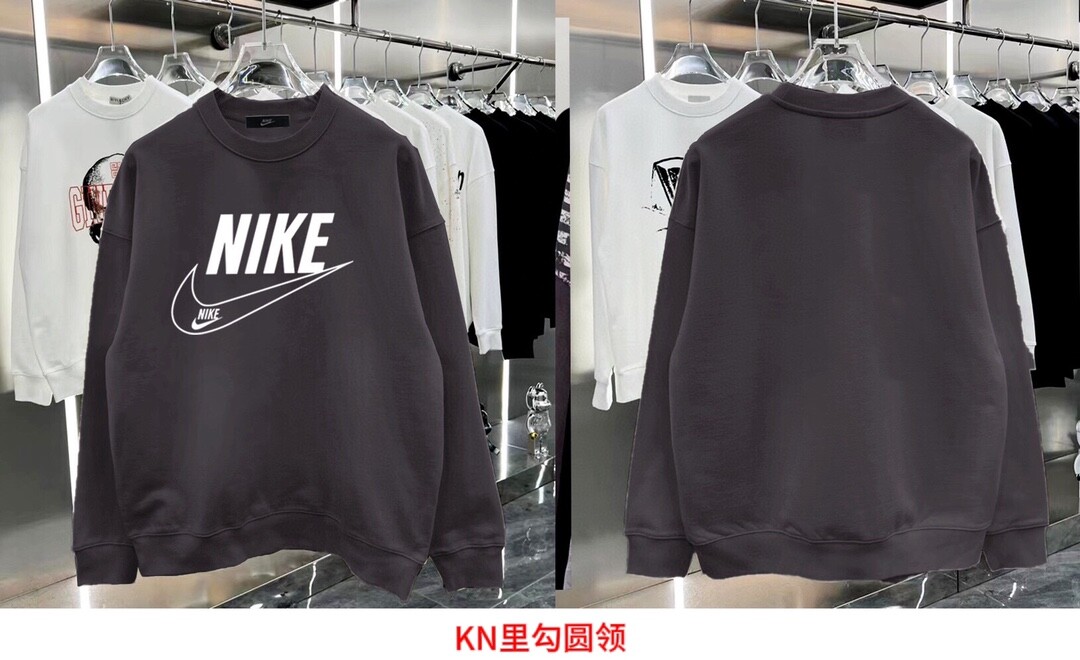 KN里勾圆领耐克NIKE圆领卫衣男女同款品质货
