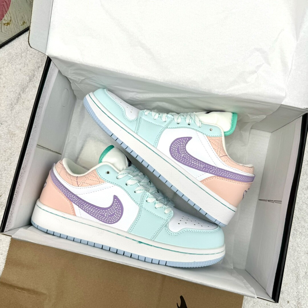 Air Jordan 1 Low Aj1低帮 白月粉 码数36-44 男女现货
