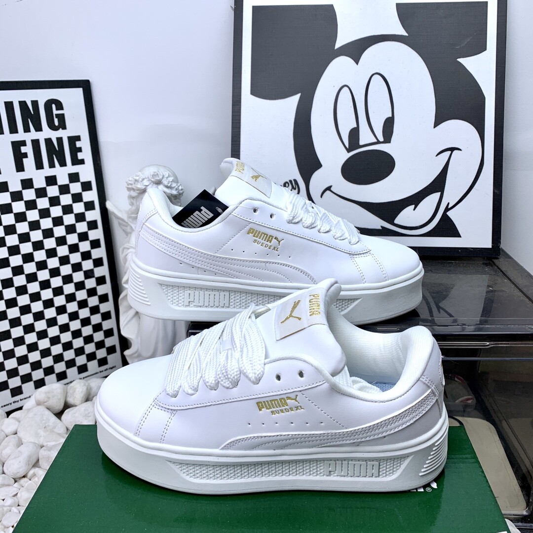  PUMA 彪马815白色 牛反绒帮面 加厚鞋舌 尺码36-44 男女现货