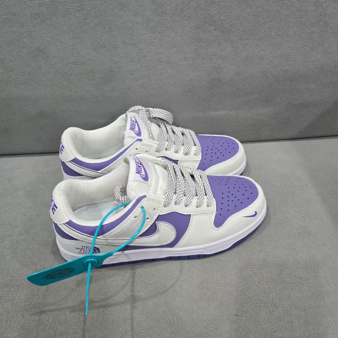NK SB Dunk Low SB北面联名 白紫 薰衣草 码数36-44 男女现货