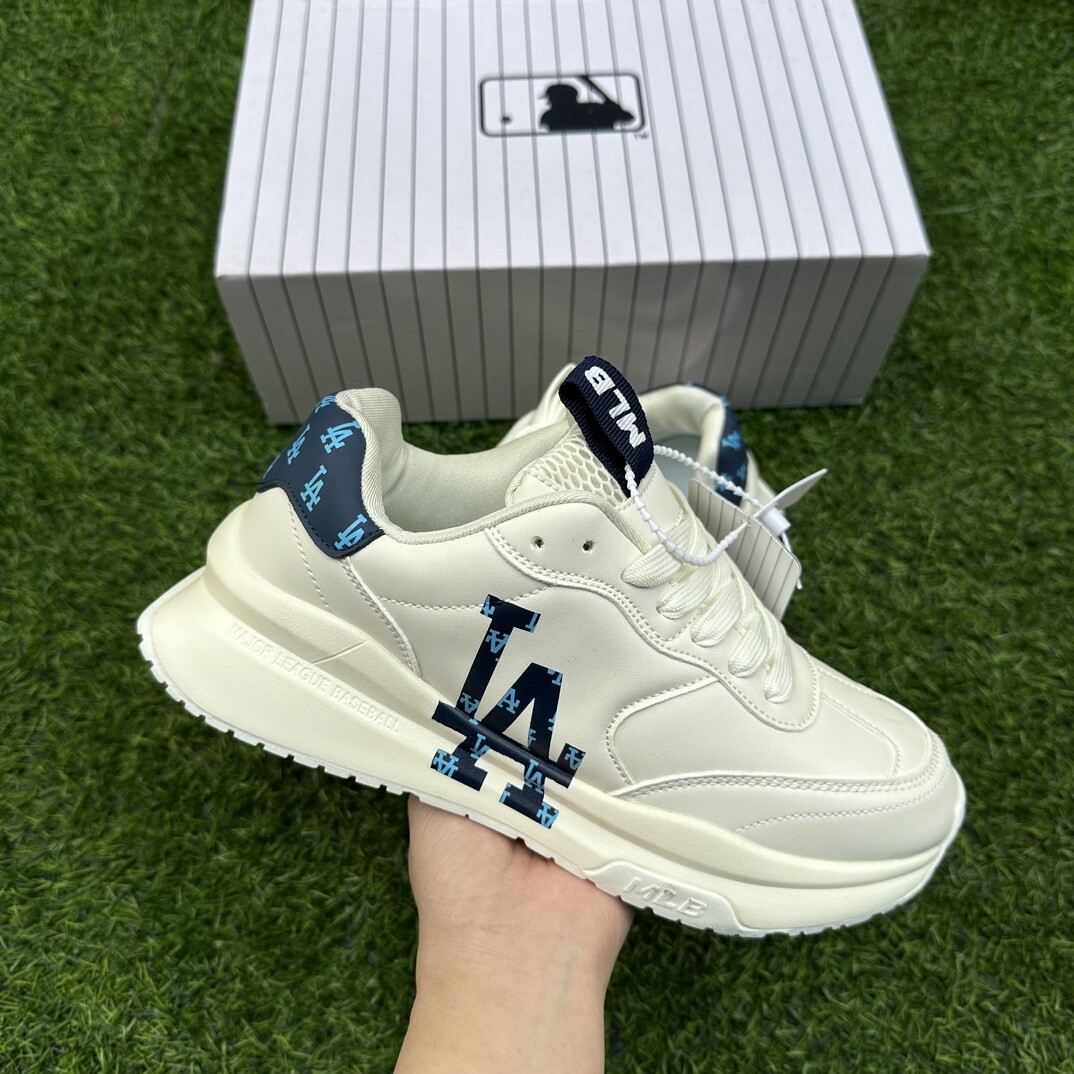  MLB Chunky Runner 纽约洋基队 低帮 休闲跑步鞋 LA白蓝 码数36-44