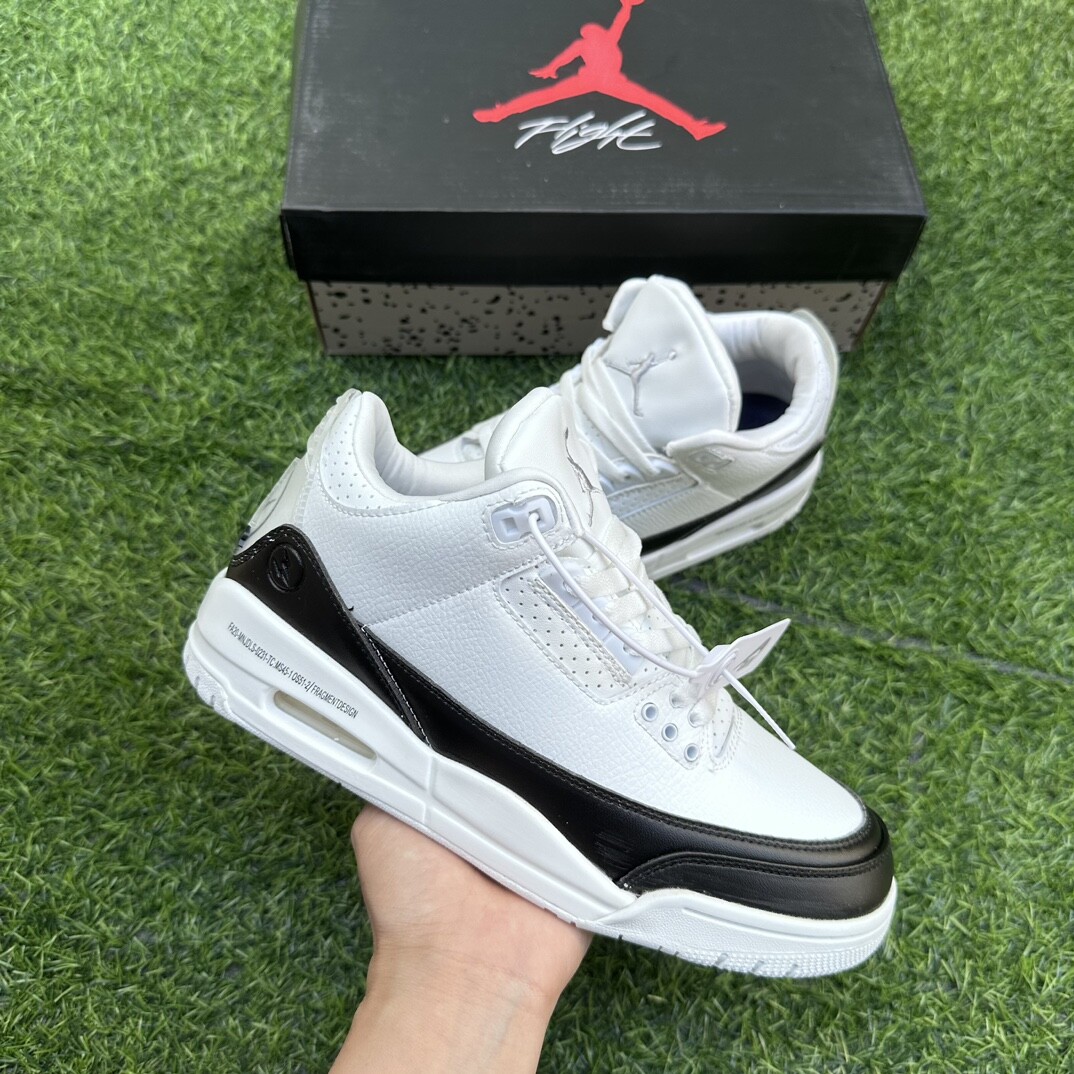 Air Jordan 3 Aj3低帮 闪电 藤原浩 黑白 码数36-44