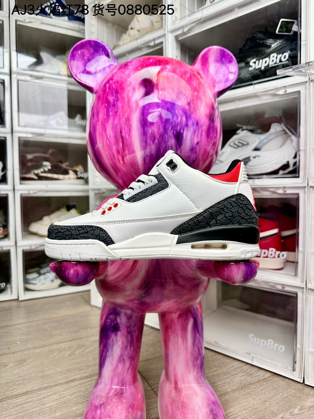 AJ3火焰红78高版本套楦工艺 正确版型 尺码36-44 男女码现货