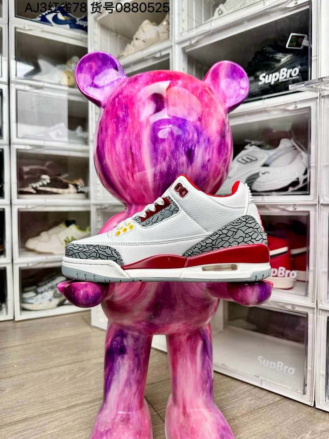  AJ3红雀78高版本套楦工艺 正确版型 尺码36-44 男女码现货