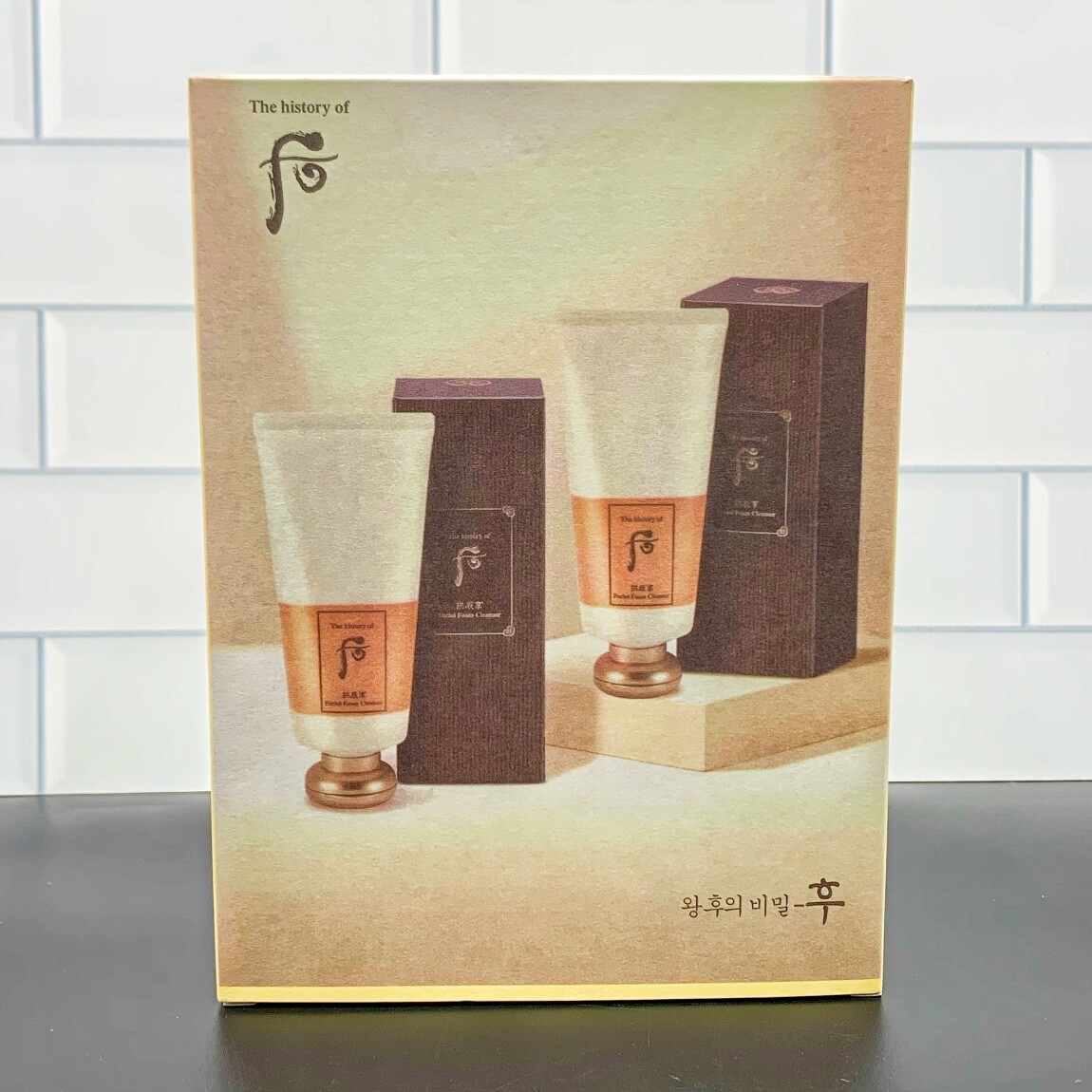 whoo后拱辰享洗面奶两件套明通版 180ml*2 细节全对版 味道对香 市面最高版本 非流通普货 正品质量直供 支持对比 配海免3标+专柜中文标